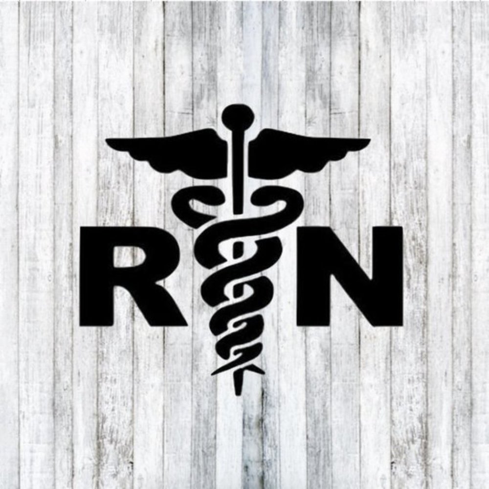 Nurse Life - RN - Registered Nurse - Medical Decal